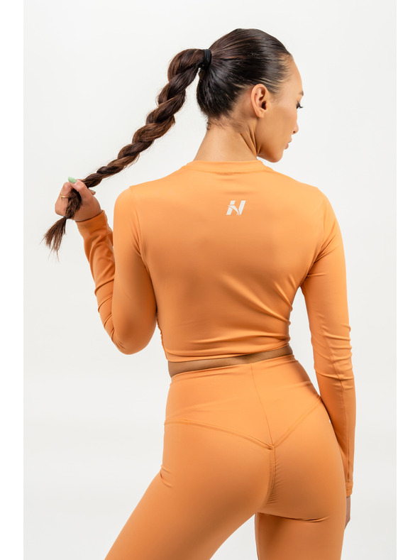 Nebbia Crop-Top mit langen Ärmeln ELEVATED 468