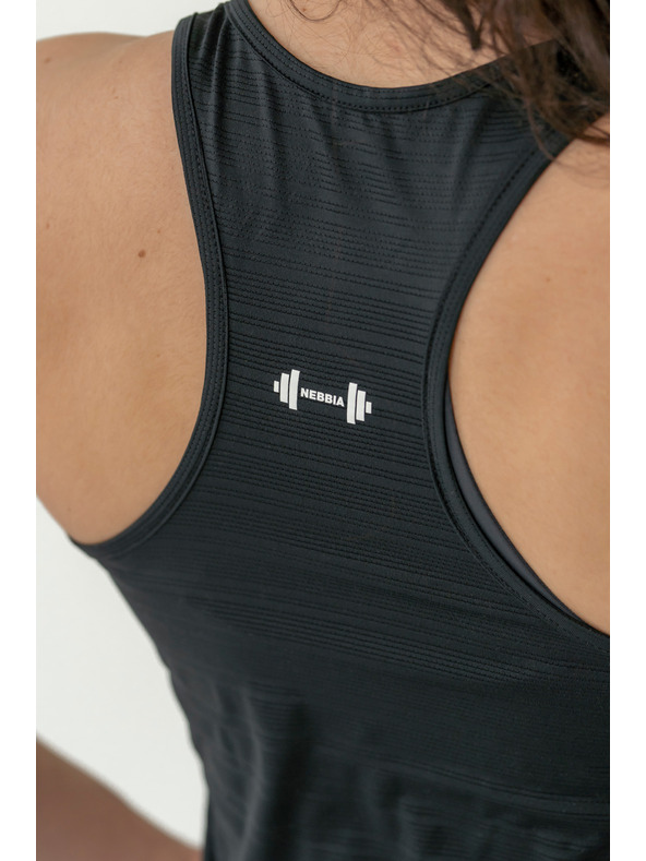 Nebbia FIT Activewear Tank-Top "Airy" mit reflektierendem Logo 439 Nebbia