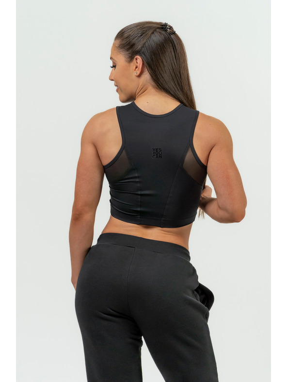 Nebbia NEBBIA Damen Crop Top mit hoher Unterstützung INTENSE Mesh 842 Nebbia