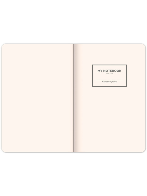 NOTIQUE NOTIQUE Notes Velvet Flamingo, gefüttert, 13 × 21 cm BAAGL