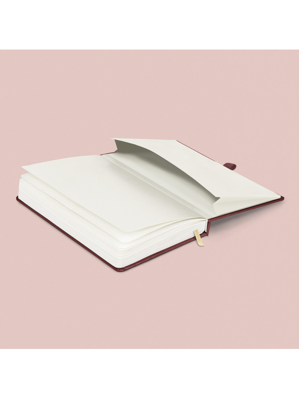 NOTIQUE NOTIQUE Notes Aprint Neo, burgunderrot, gepunktet, 15 x 21 cm