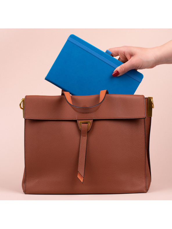 NOTIQUE NOTIQUE-Notizen Blau, liniert, 13 x 21 cm