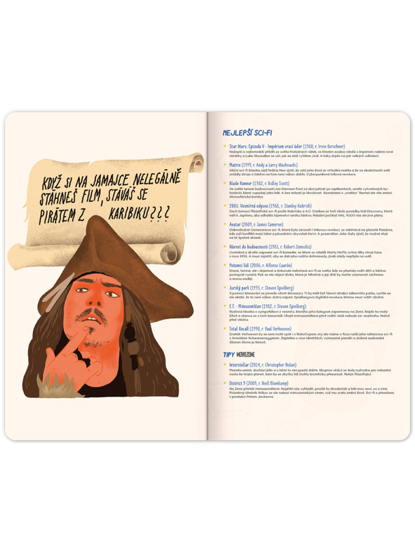 NOTIQUE NOTIQUE Notes Film Eater Notizbuch, 13 x 21 cm