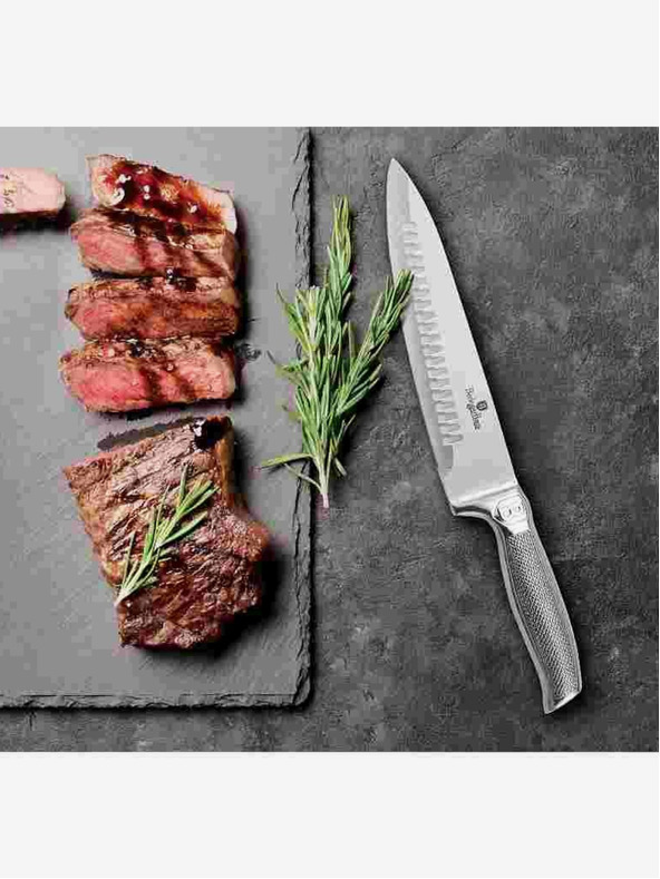 Berlingerhaus Messerset im Ständer 6-teilig Royal Purple Metallic Line Kikoza Kollektion BERLINGERHAUS