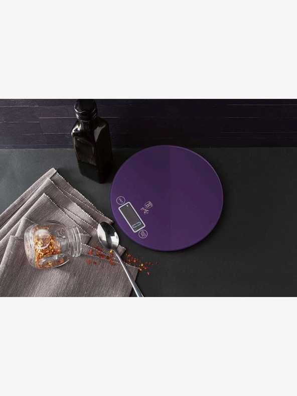Berlingerhaus Digitale Küchenwaage rund 5 kg Purple Eclipse Collection BERLINGERHAUS