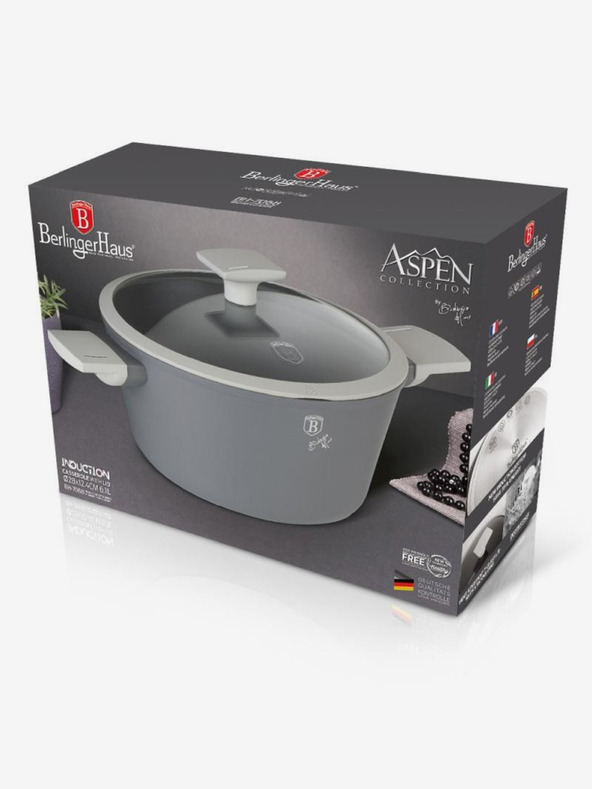 Berlingerhaus Kasserolle mit Titan-Antihaftbeschichtung 28 cm Aspen Collection BERLINGERHAUS