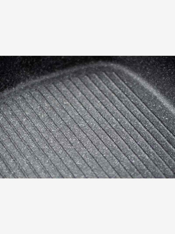 Berlingerhaus Grillpfanne mit Marmoroberfläche und abnehmbarem Griff 28 cm Burgundy Metallic Line BERLINGERHAUS