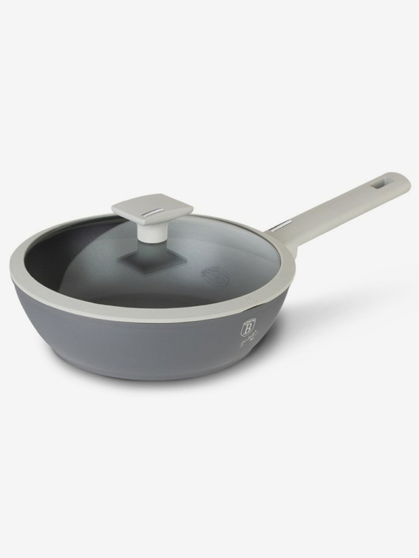 Berlingerhaus Tiefe Bratpfanne mit Deckel mit Titanoberfläche 24 cm Aspen Collection BERLINGERHAUS