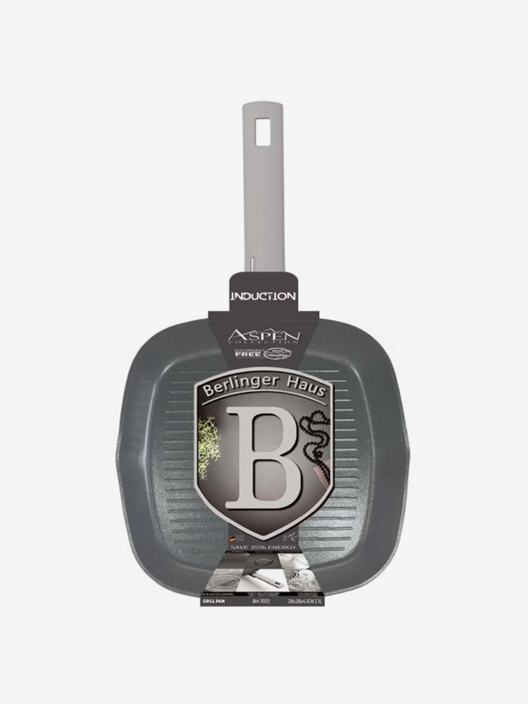 Berlingerhaus Grillpfanne mit Titanium-Antihaftbeschichtung 28 cm Aspen Collection BERLINGERHAUS