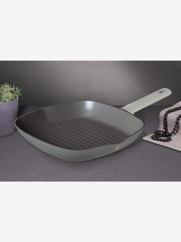 Berlingerhaus Grillpfanne mit Titanium-Antihaftbeschichtung 28 cm Aspen Collection BERLINGERHAUS