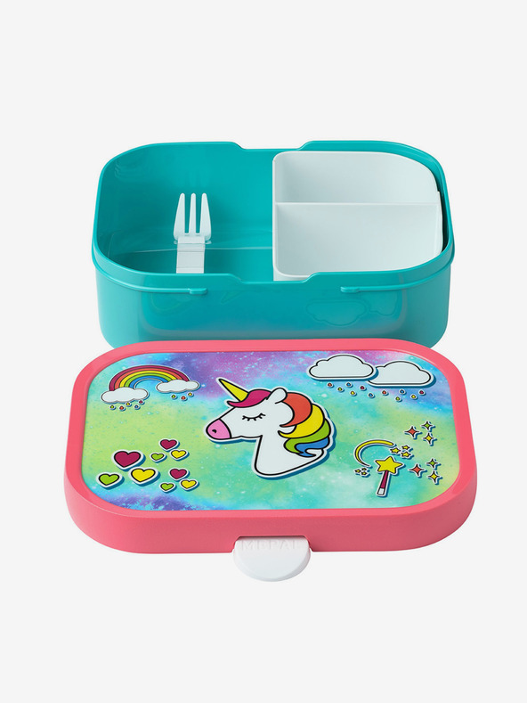 Mepal Mepal Campus Unicorn rosa und türkis Kindersnackbox