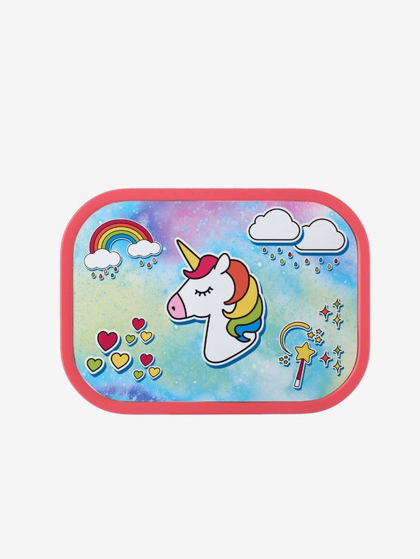 Mepal Mepal Campus Unicorn rosa und türkis Kindersnackbox