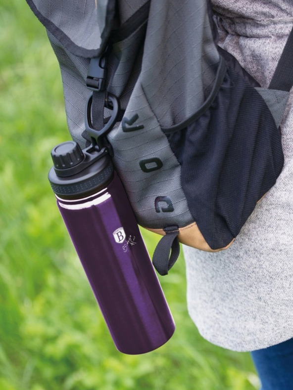 Berlingerhaus Sport-Edelstahlflasche 0,54 l BERLINGERHAUS Purple Metallic Line