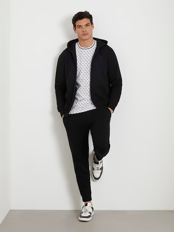 Guess Jeans Herren schwarzes Sweatshirt K9V31 Guess Jeans