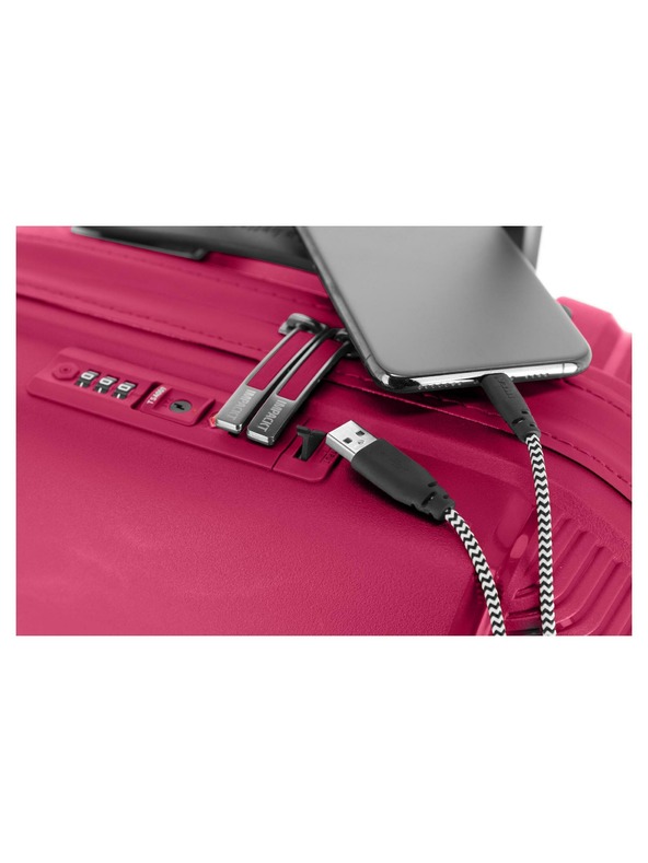IMPACKT Reisekoffer IMPACKT IP1 S Flora Pink