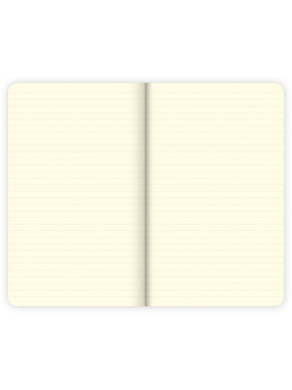 NOTIQUE NOTIQUE Notes Teribear, schwarz, gefüttert, 9 x 13 cm