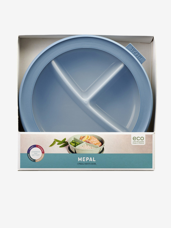Mepal Hellblaue Vorratsdose Mepal Bento Schale Cirqula (250+250+500 ml)