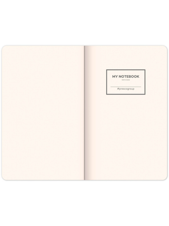 NOTIQUE NOTIQUE Notizen Isometrisch, ungefüttert, 13 x 21 cm BAAGL