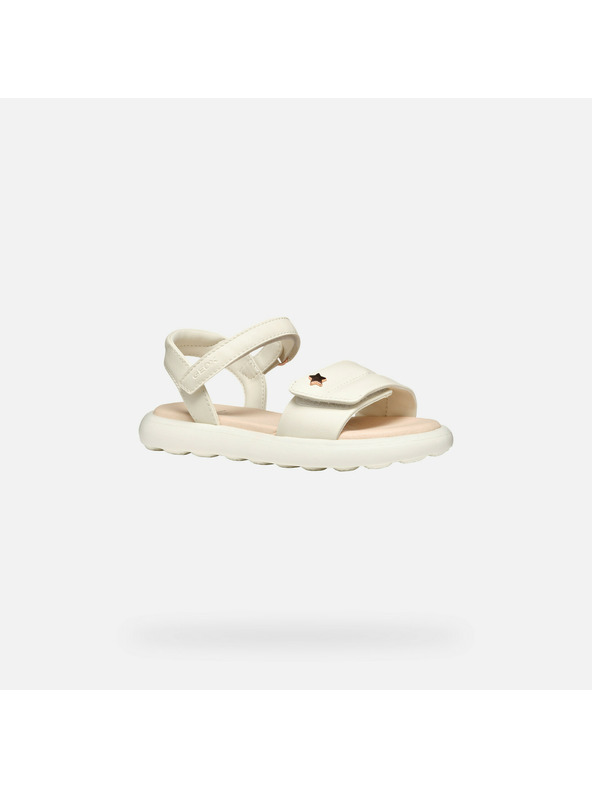 Geox Cremefarbene Geox Puffypop Sandalen für Mädchen