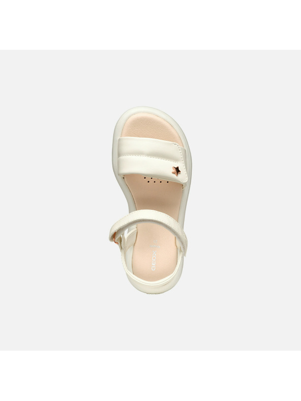 Geox Cremefarbene Geox Puffypop Sandalen für Mädchen