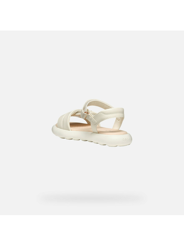 Geox Cremefarbene Geox Puffypop Sandalen für Mädchen