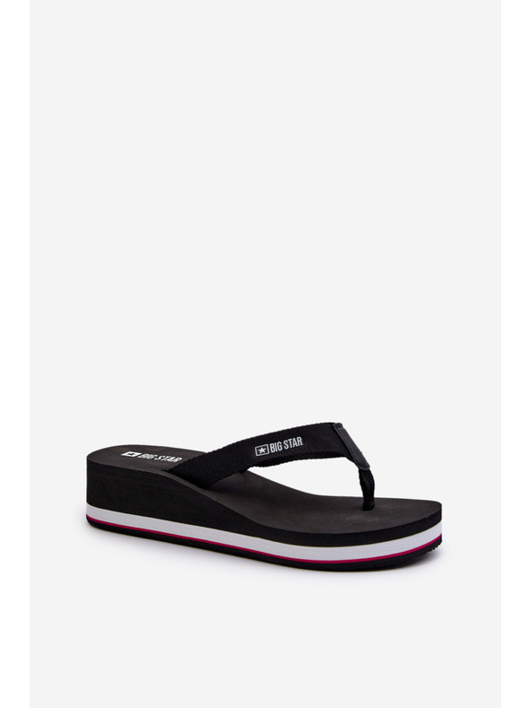 BIG STAR SHOES Damen-Keilsandalen Big Star Schwarz Größe: