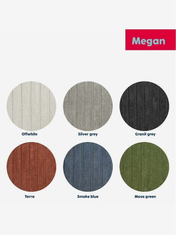 Kela Badteppich Megan 80x50 cm Baumwolle terra KELA