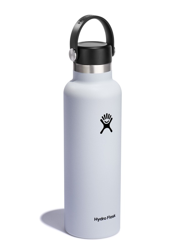 Hydro Flask Hydro Flask Edelstahl Thermosflasche Standard Mouth Flex Cap 21 oz (621 ml) Weiß