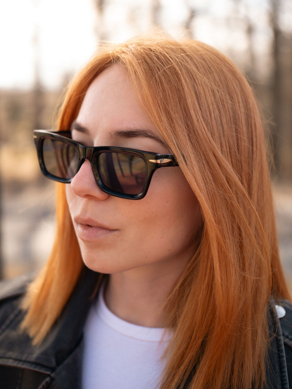 VEYREY VeyRey Acetat-Sonnenbrille polarisierend Nerd Gujjab