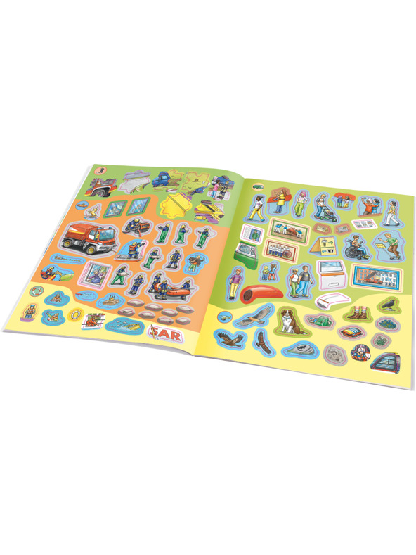 BAAGL  Mein erstes Stickerbuch - RACE VEHICLES