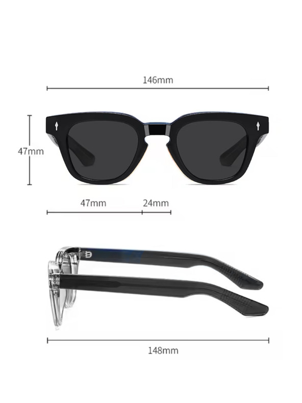 VEYREY Veyrey High-End polarisierte Nerd-Sonnenbrille Murzush