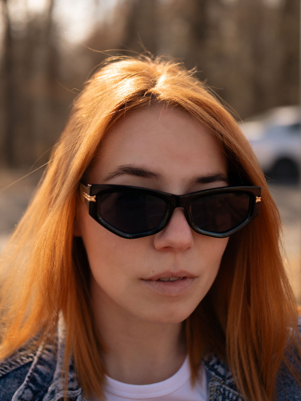 VEYREY Veyrey Cat-Eye Sonnenbrille Dulug