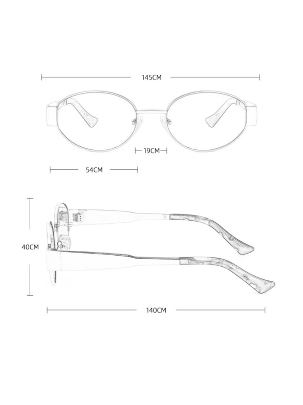 VEYREY Veyrey High-End polarisierte Lennon-Sonnenbrille Kharzug