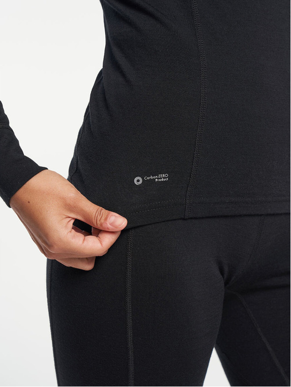Tenson Damen Funktions-Langarm TENSON Himalaya Baselayer Merino Top W schwarz