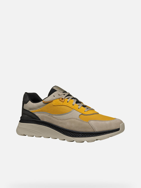 Geox Gelbe Herren-Turnschuhe Geox Spherica Actif X1