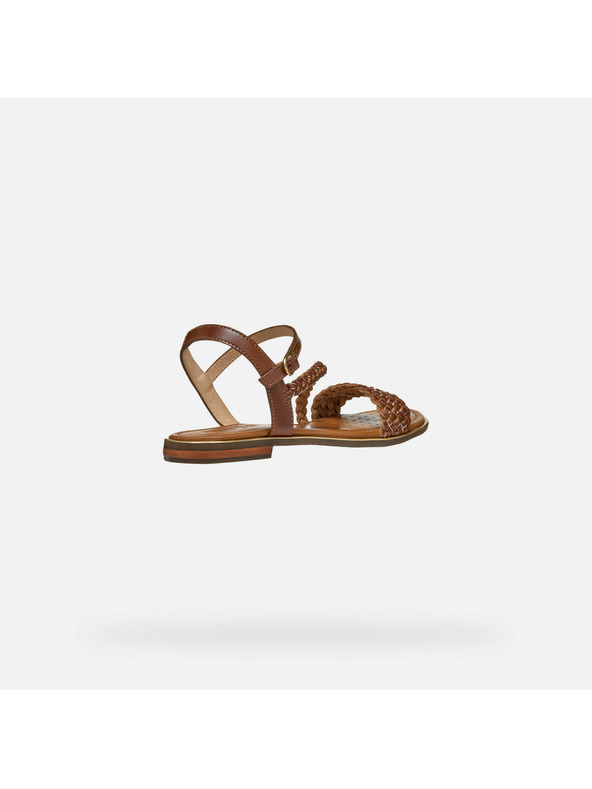 Geox Hellbraune Geox Sozy Plus Damensandalen