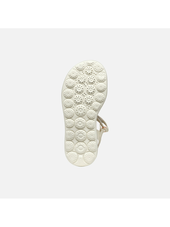 Geox Cremefarbene Geox Puffypop Sandalen für Mädchen