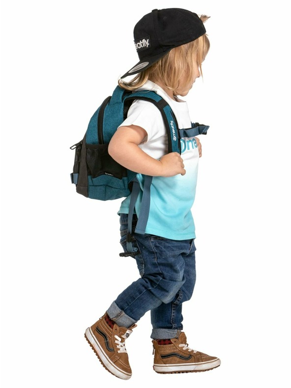 Meatfly Meatfly Rucksack Levi Petrol Meliert/Anthrazit Meliert 10 L