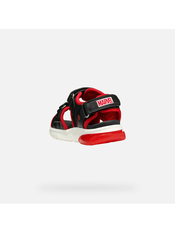Geox Schwarze Jungen Sandalen Geox Ciberdron