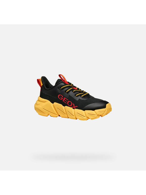 Geox Schwarze Jungen-Sneaker Geox Flexyper Fast
