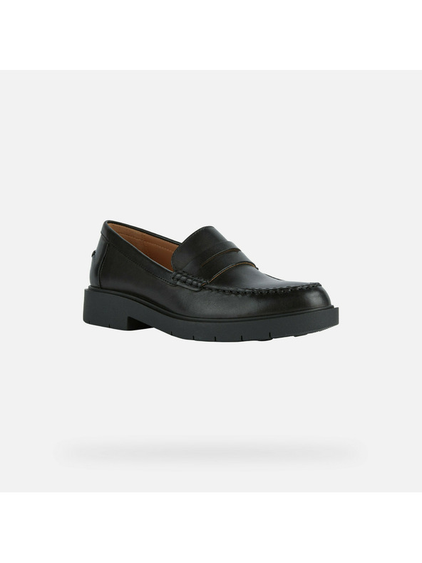 Geox Schwarze Damen-Mokassins Geox Spherica EC-1