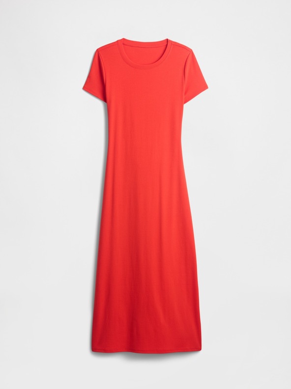 GAP Damen-Strick-Midikleid mit Cut-Outs GAP