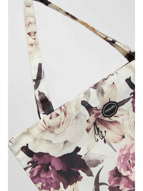Moodo Helle gemusterte Tasche