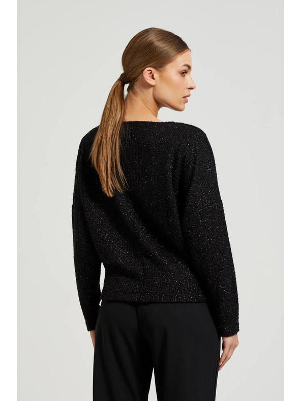 Moodo Schwarzes Langarmoberteil