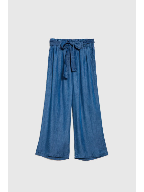 Moodo Blaue lockere Damenhose Moodo