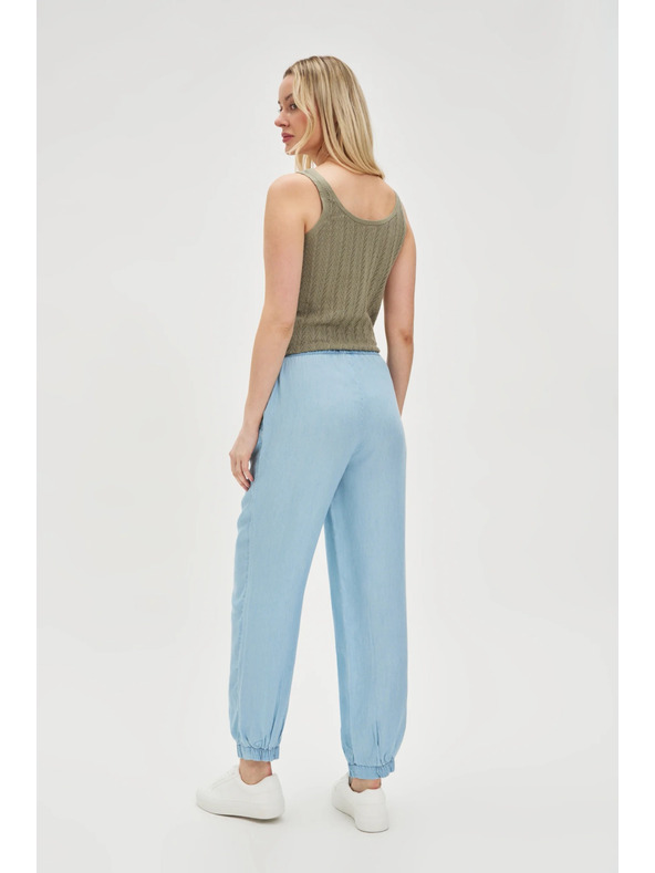 Moodo Hellblaue Damenhose Moodo