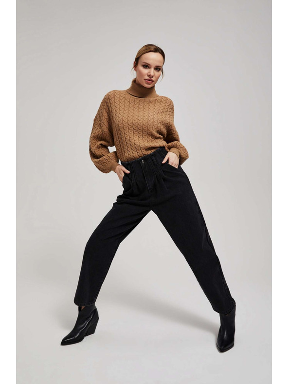 Moodo Schwarze Hose Moodo