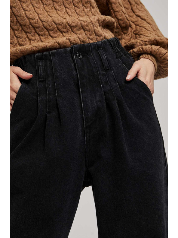 Moodo Schwarze Hose Moodo