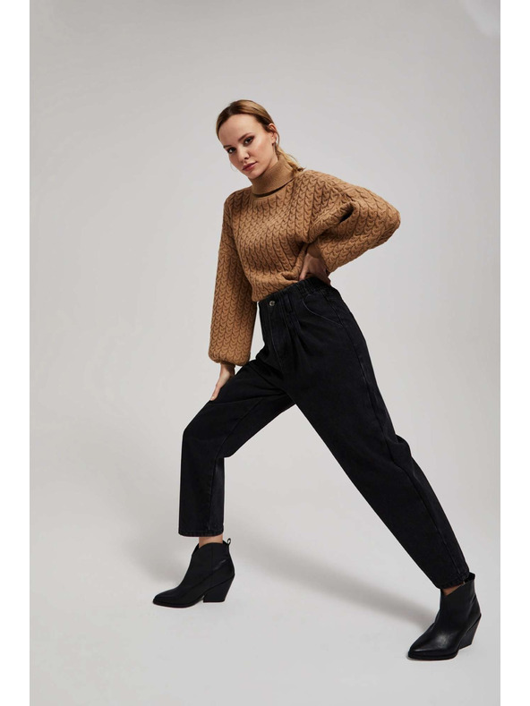 Moodo Schwarze Hose Moodo