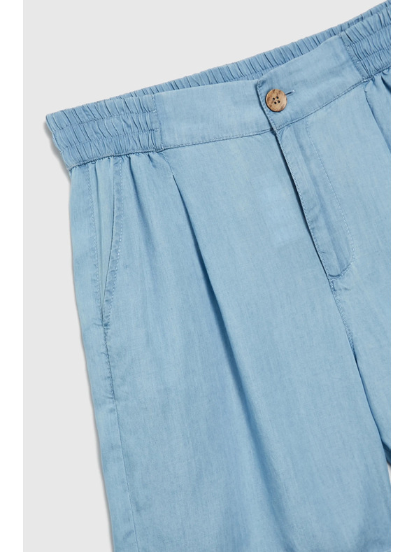 Moodo Blaue Damenshorts Moodo